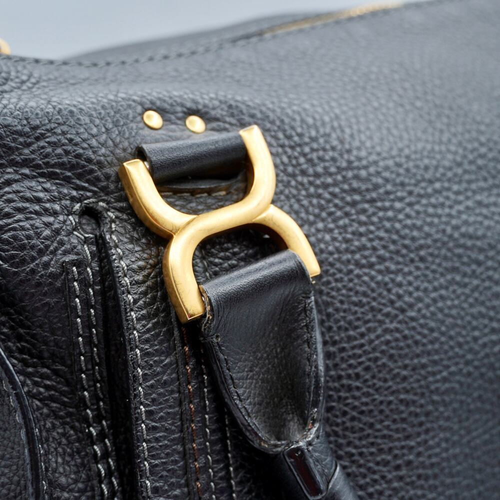 Chloe Calfskin Medium Marcie Satchel Black - Picture 9 of 11